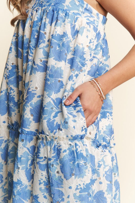 Wisteria Eyelet Maxi