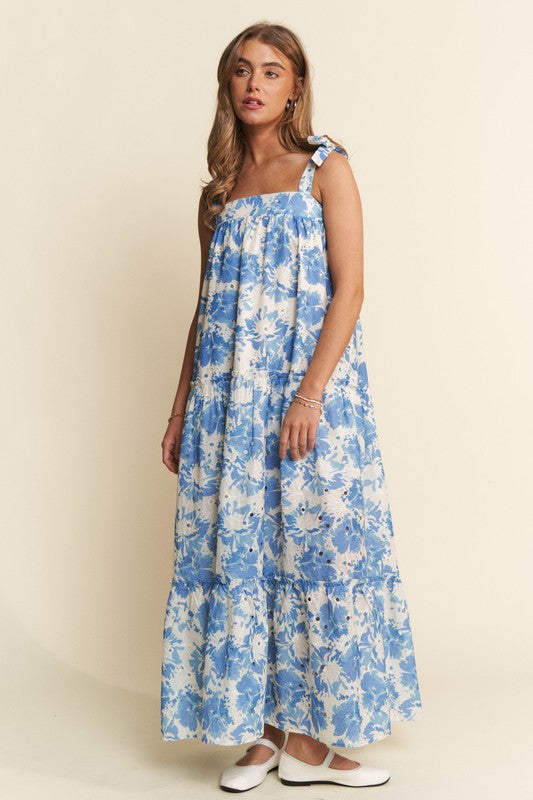 Wisteria Eyelet Maxi