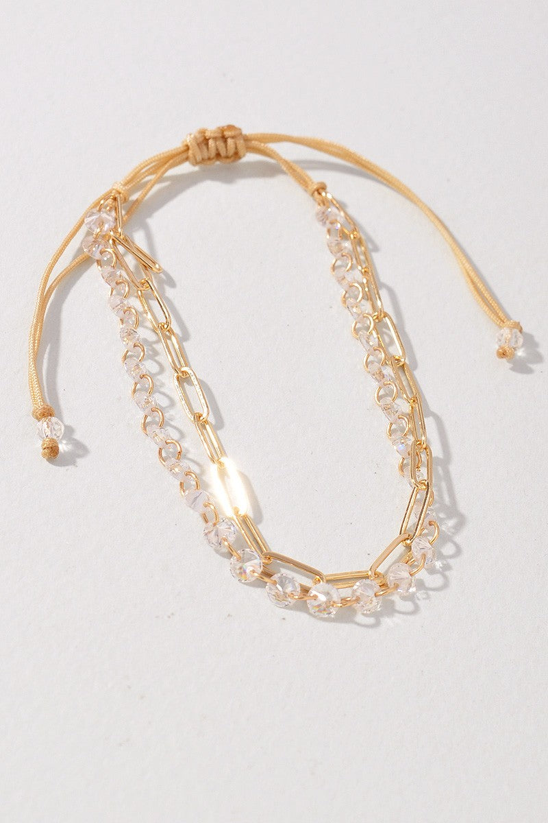 Crystal Chain Bracelet
