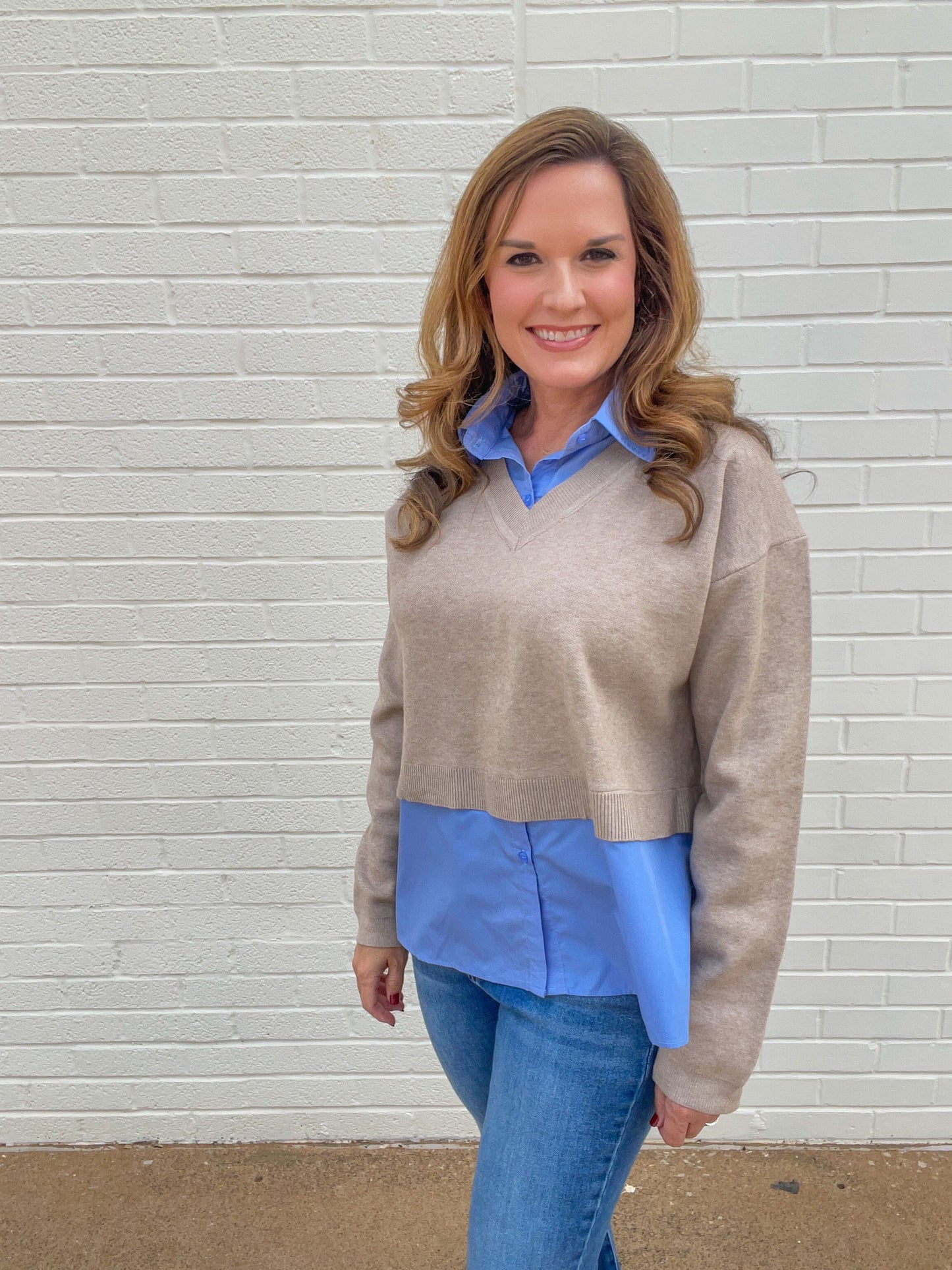 2 in 1 Collared Shirt