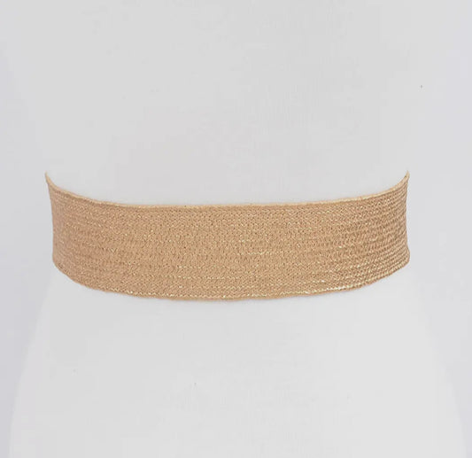 Opulence Wide Pearl Buckle Belt