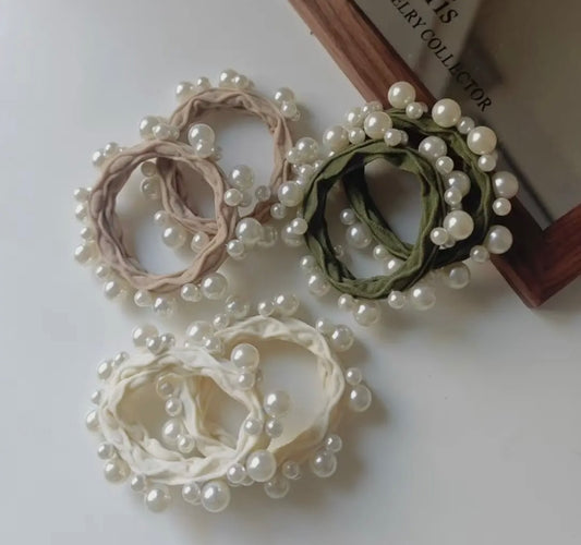 Pearl Hair Ties