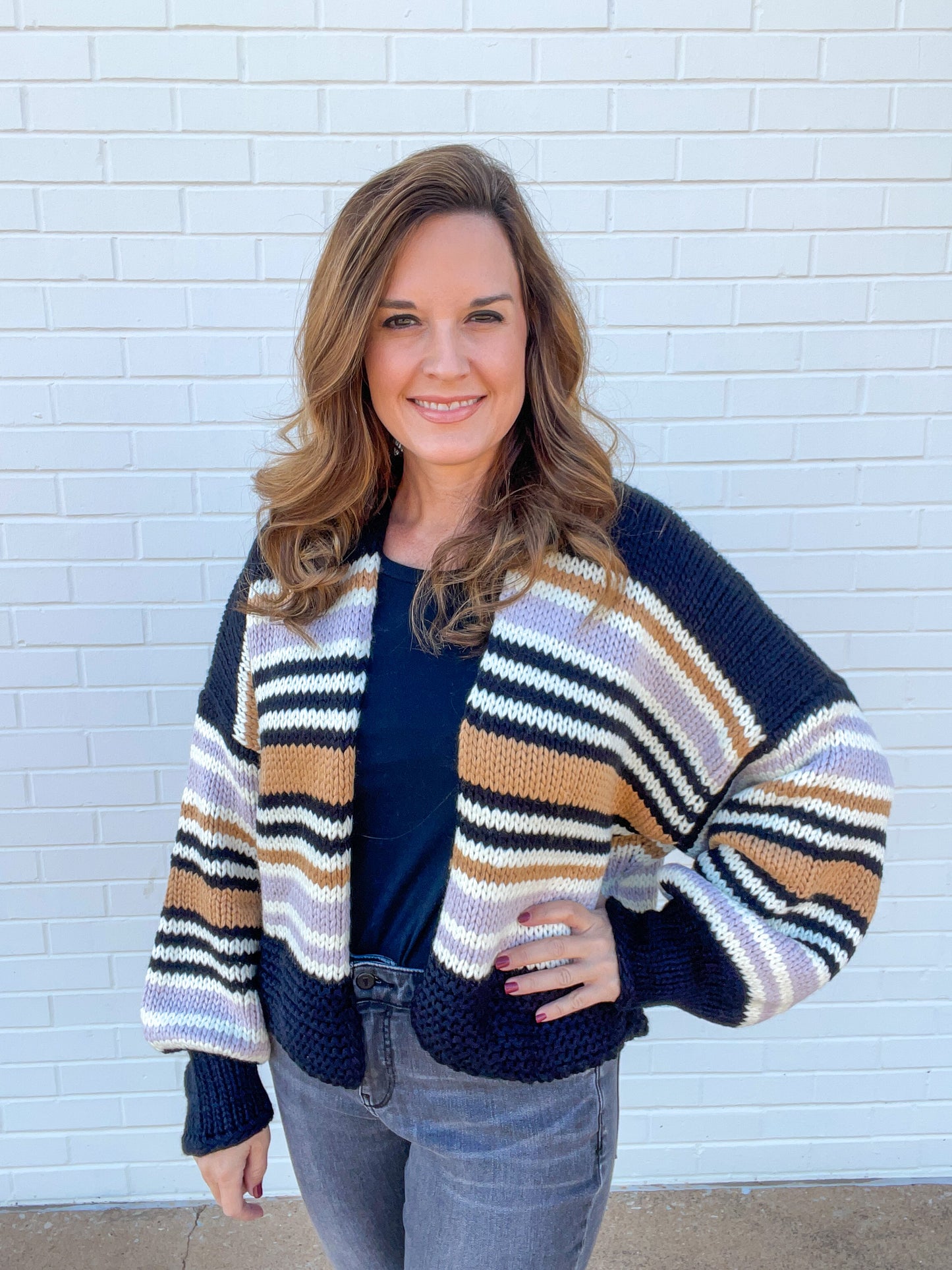 Black Chunky Sweater