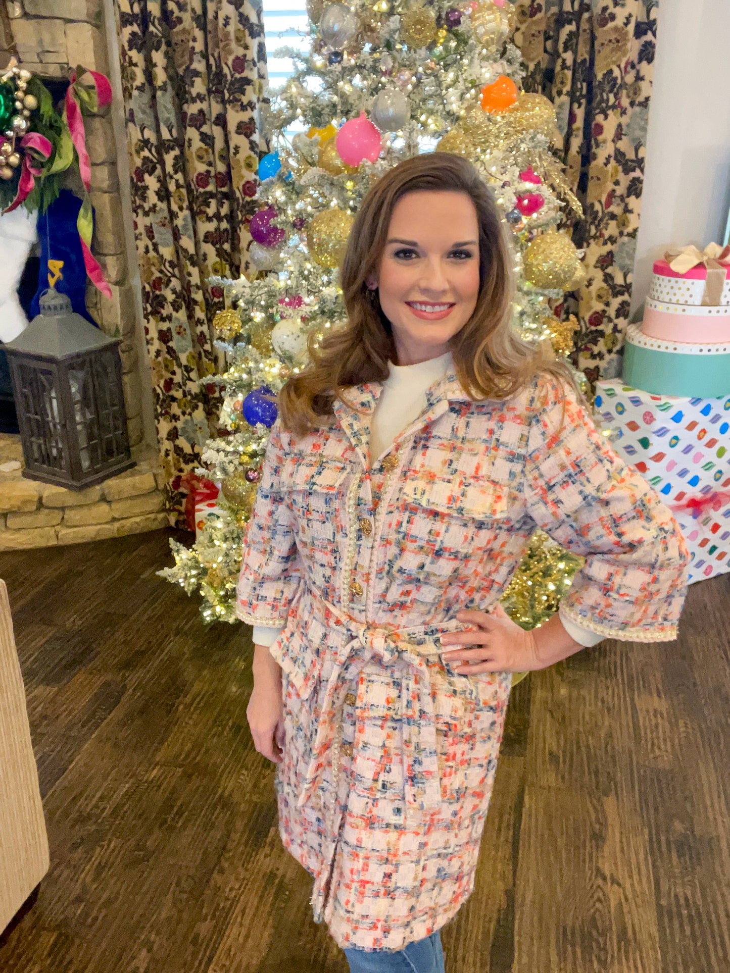 Pink Jackie O. Dress