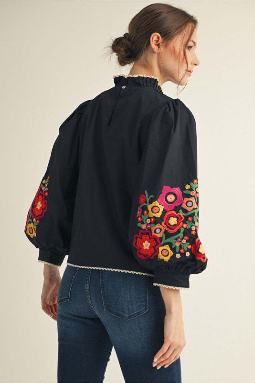 The Black Poppy Lane Blouse