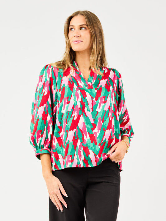 Noel Abstract Blouse