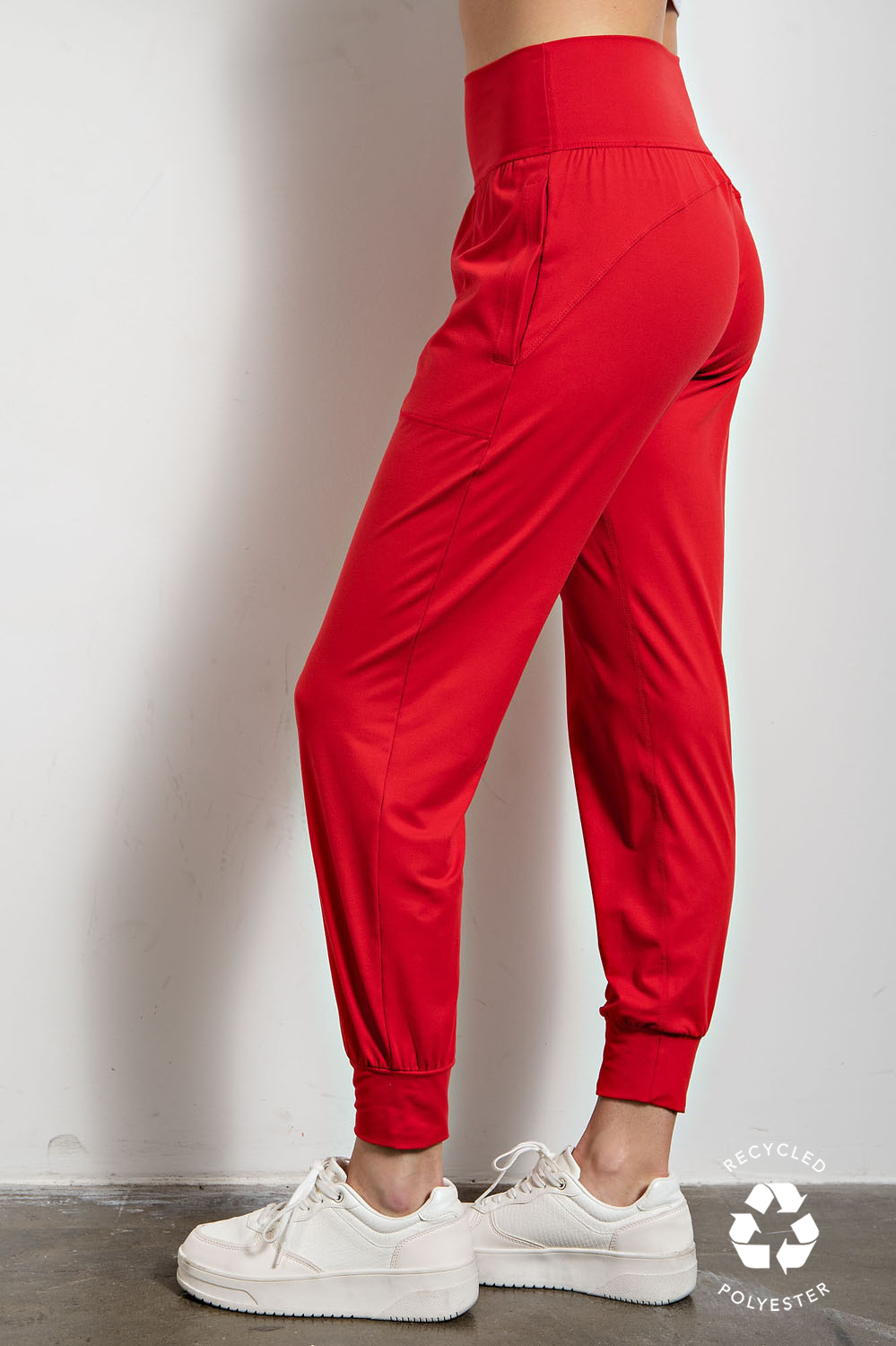 Red Yoga Joggers