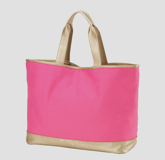 Hot Pink Cabana Tote