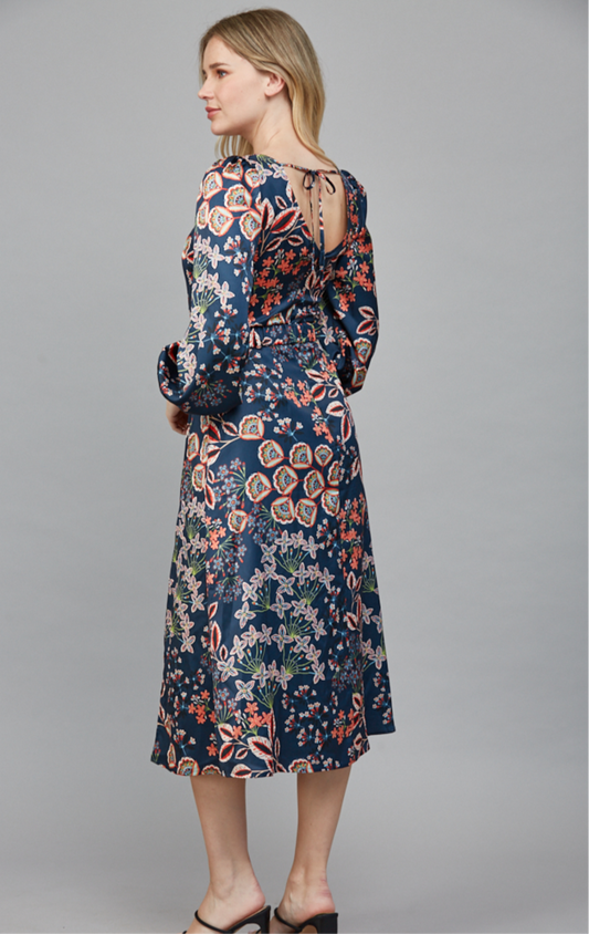Midnight Bloom Maxi Dress