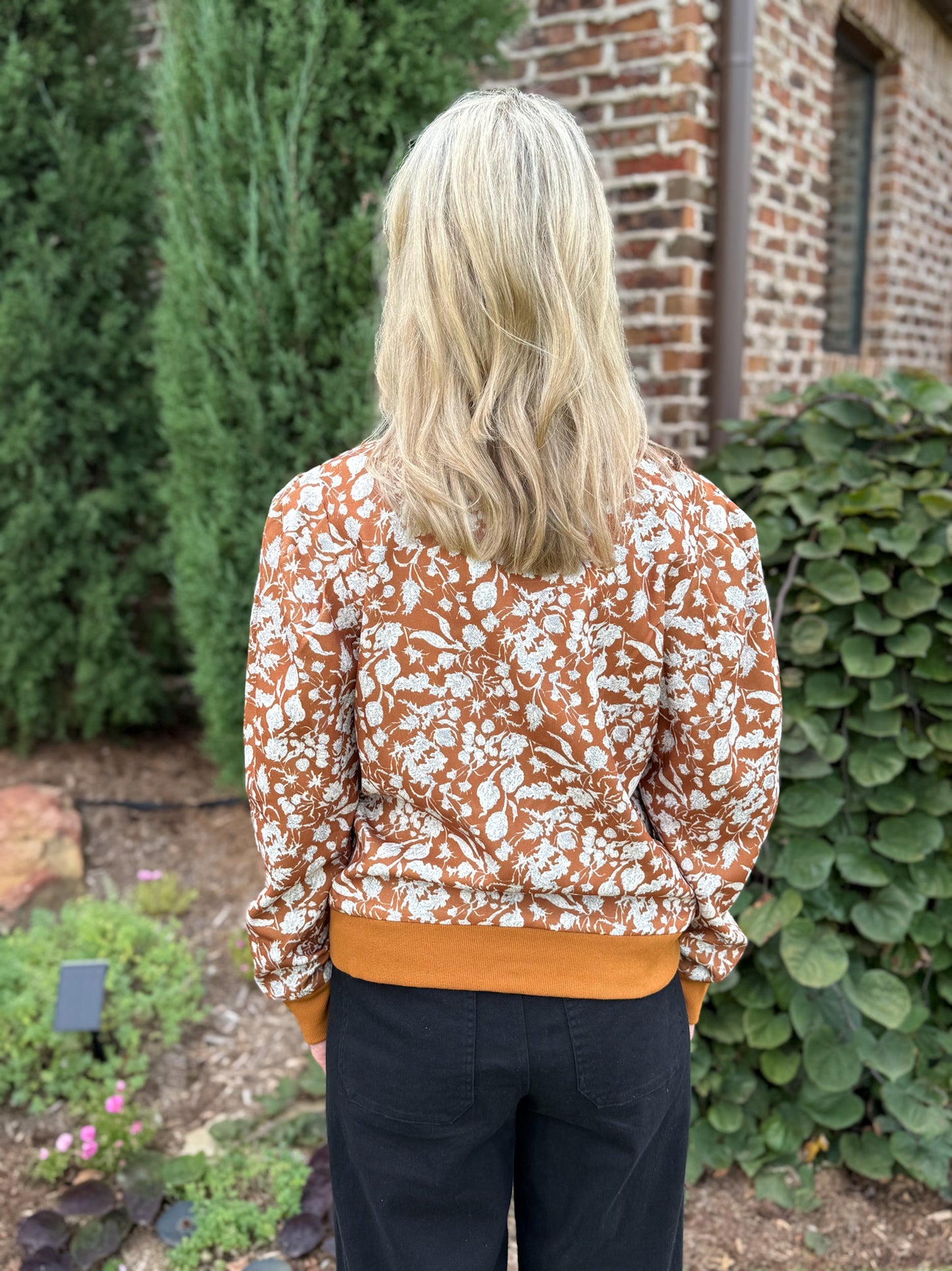 Sierra Printed Corduroy Bomber