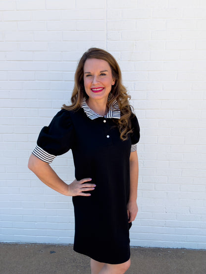Ruffle Polo Dress