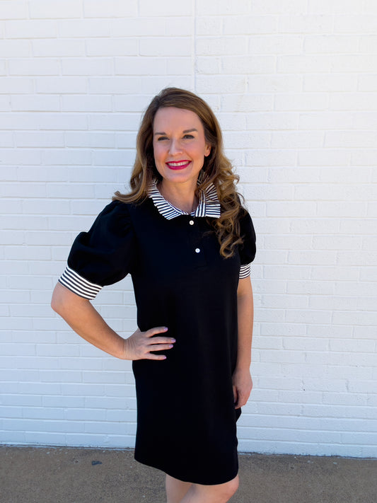 Ruffle Polo Dress