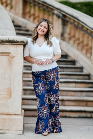 Wild Petal Palazzo Pants