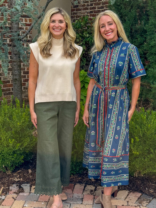 Garden Row Midi Dress