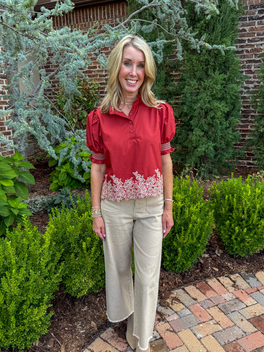 Rustwood Bloom Blouse