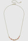 Beaded Crescent Necklace