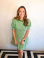 Poppin in Green Dress