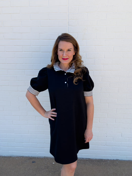 Ruffle Polo Dress