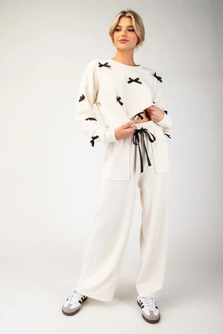 Long Sleeve Bow Set