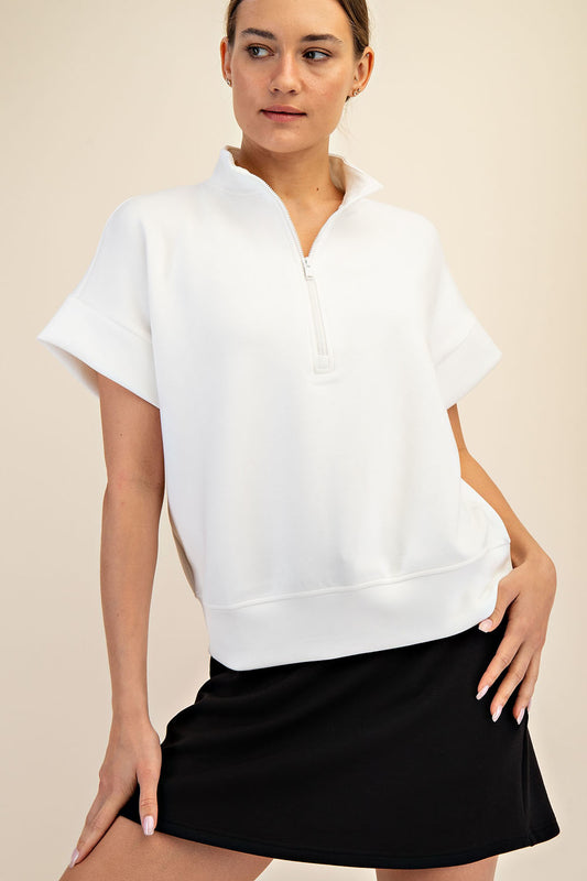 Cream Lux Top