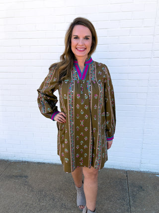 Meadowlane Mosaic Dress
