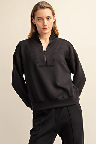 The Scuba Luxe Half-Zip Pullover