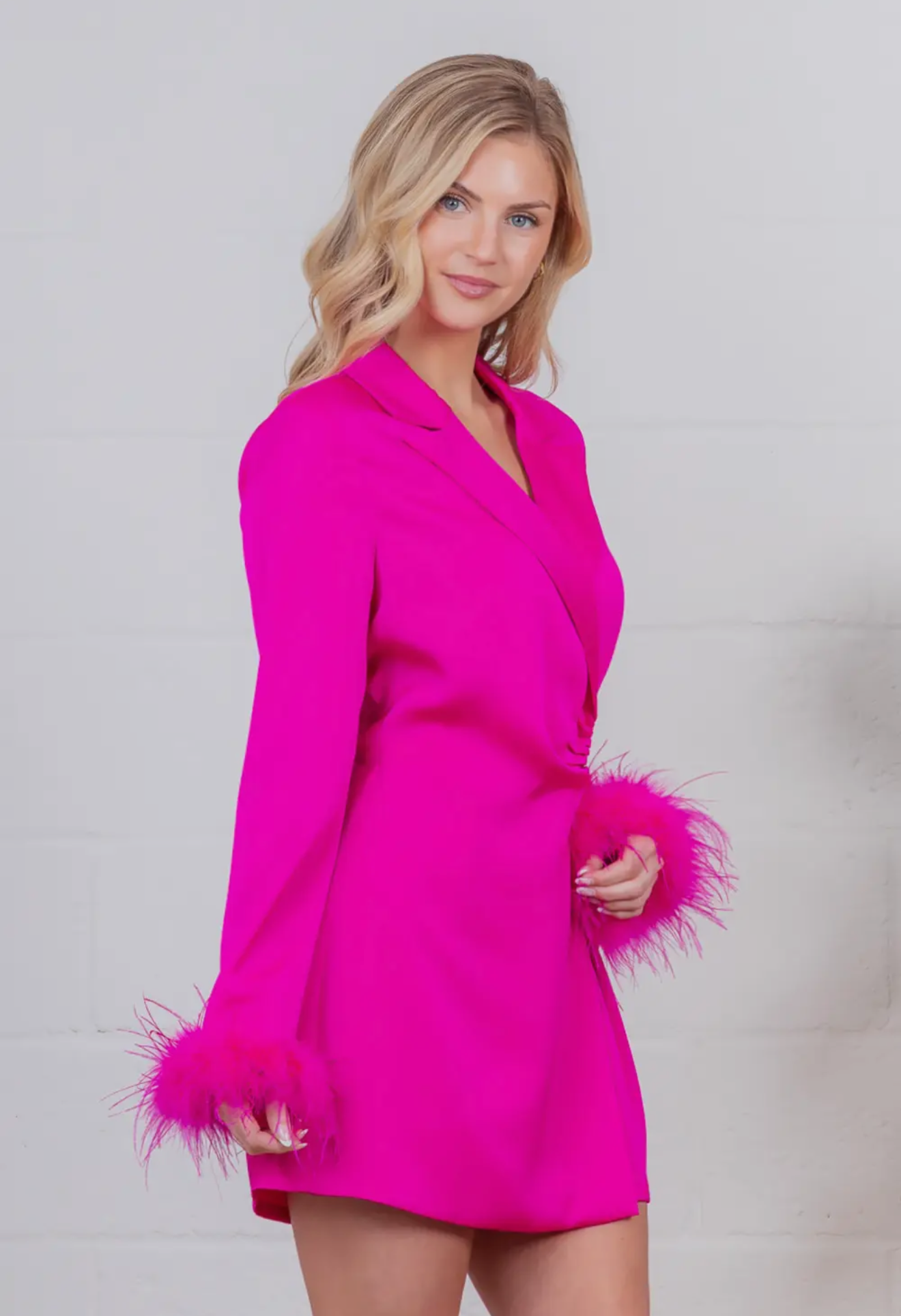 The Luxe Feather Cuff Satin Romper