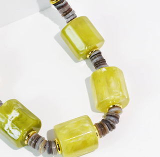 Limoncello Glow Statement Necklace