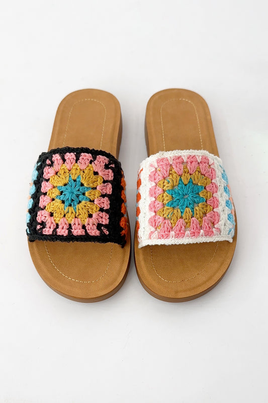 Square Crochet Sandals