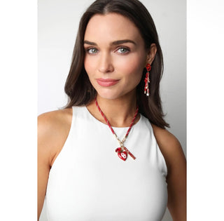 Sooner Sweetheart Paracord Necklace