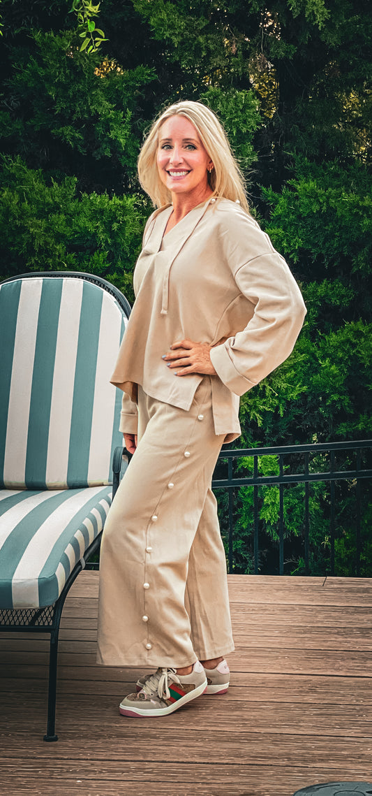 Pearl Cropped Pant Set