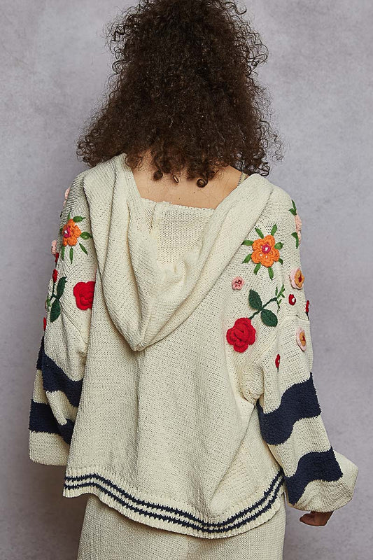 The Winter Bloom Embroidered Set