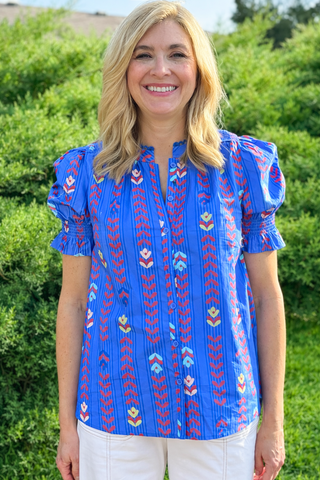 Blue Sweet Vine Top