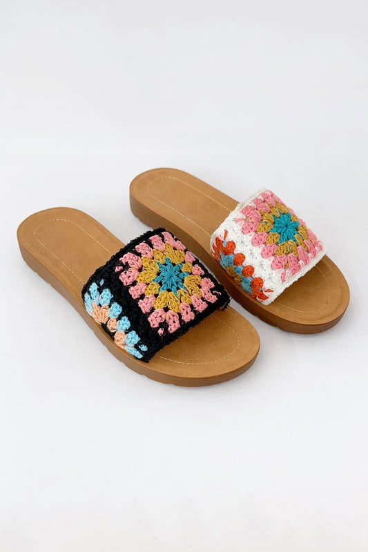 Square Crochet Sandals
