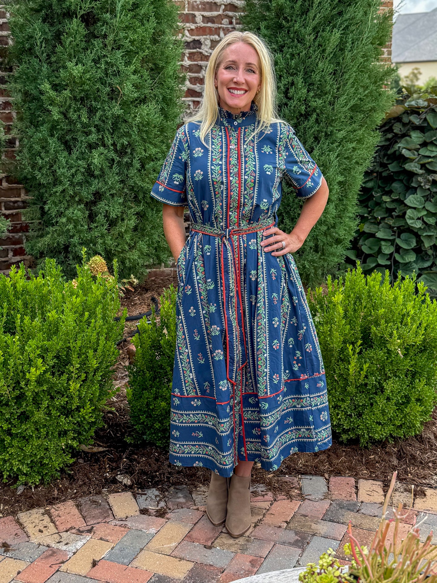Garden Row Midi Dress