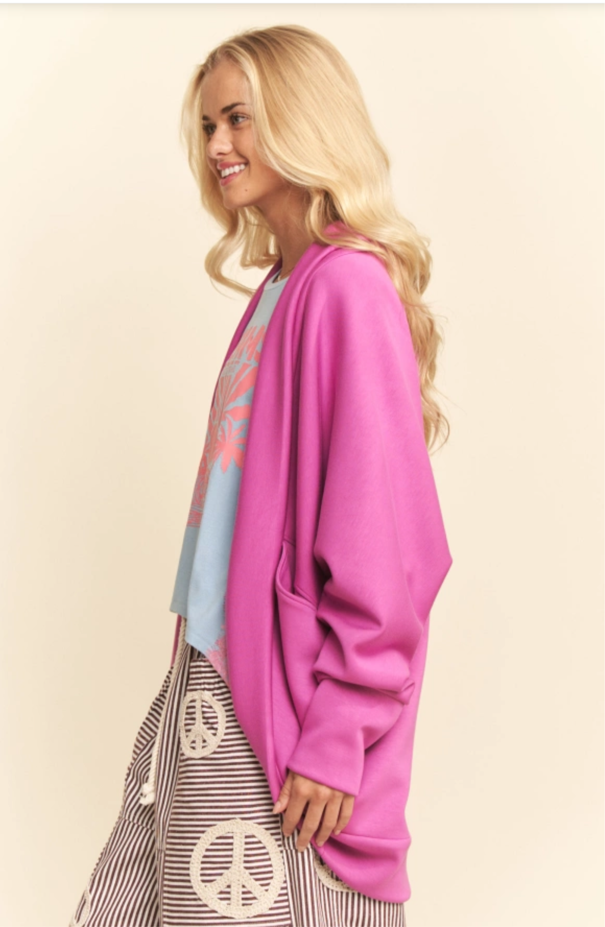 The Orchid Dolman Shawl Cardigan