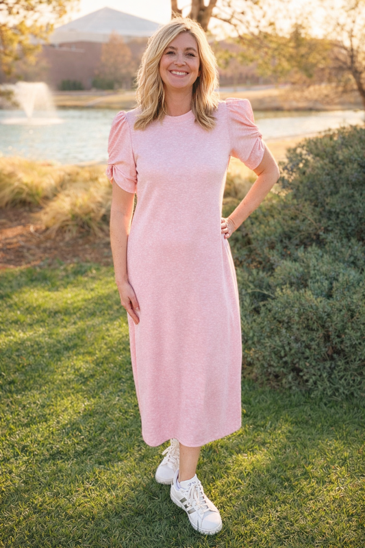 Blush Ease Knit Dress