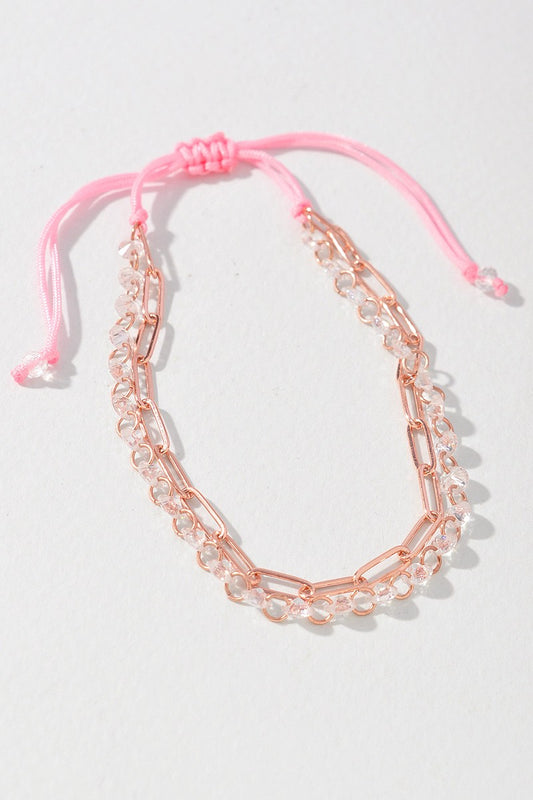 Crystal Chain Bracelet