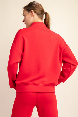 The Scuba Luxe Half-Zip Pullover