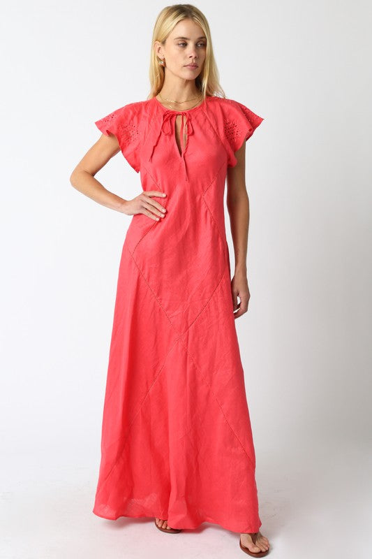 Ava Linen Dress