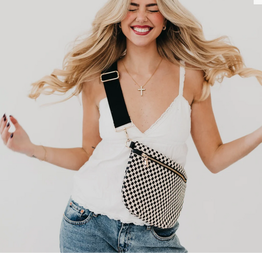 Woven Crossbody Bag