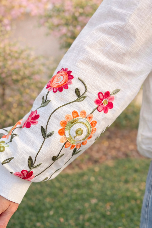 Wildflower Embroidered Blouse