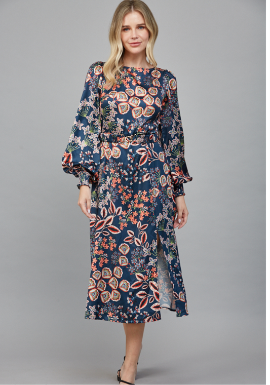 Midnight Bloom Maxi Dress