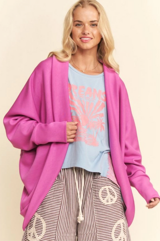 The Orchid Dolman Shawl Cardigan