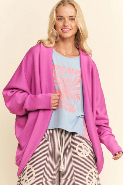 The Orchid Dolman Shawl Cardigan