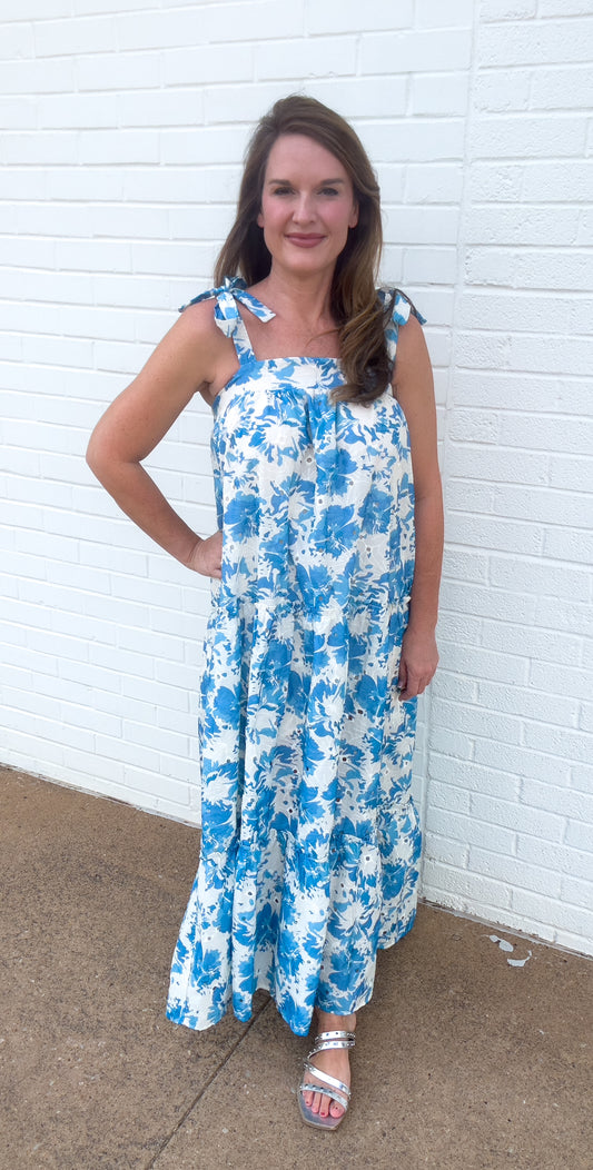 Wisteria Eyelet Maxi