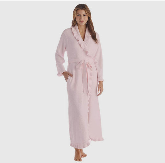 Ruffle Chenille Robe