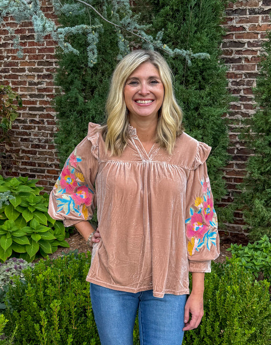 Meadow Muse Velvet Top