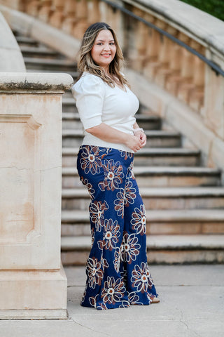 Wild Petal Palazzo Pants
