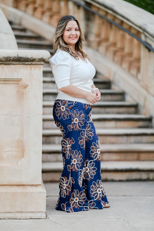 Wild Petal Palazzo Pants
